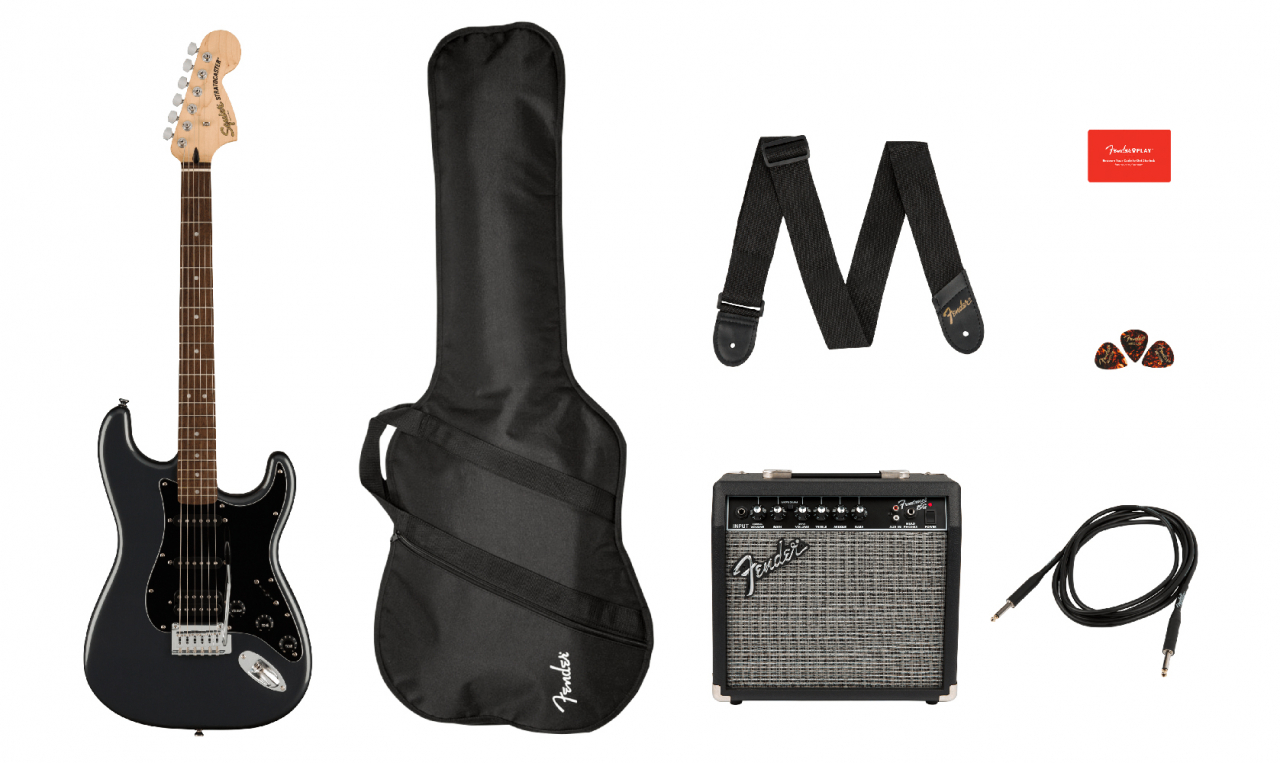 Starterset E-Gitarre Fender Squier Affinity Strat HSS Pack - CFM (2---