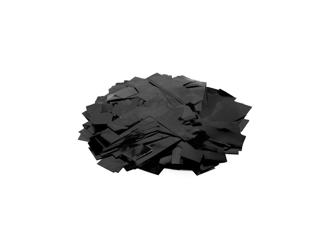 TCM FX Metallic Konfetti rechteckig 55x18mm- schwarz- 1kg