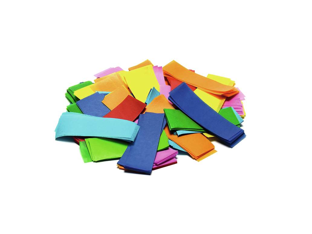TCM FX Slowfall Konfetti rechteckig 55x18mm- mehrfarbig- 1kg