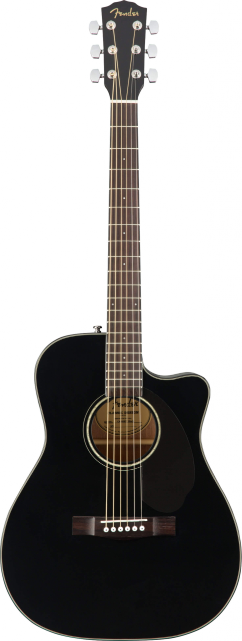 Westerngitarre Fender CC-60SCE Black WN